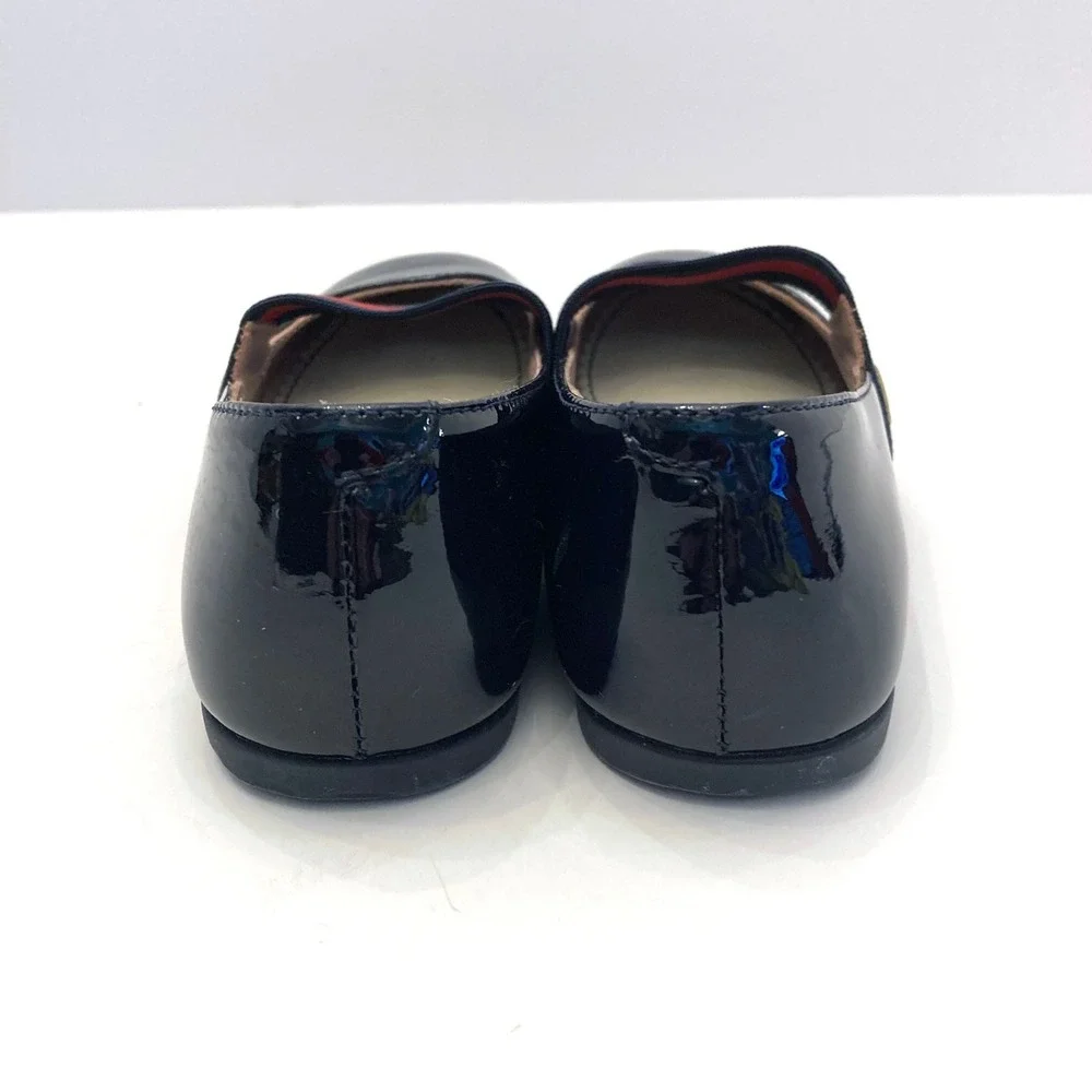 Gucci Navy Blue Patent Leather Mary Jane Shoes‎ Flats Toddler 6.5 EU 24 Box Bag